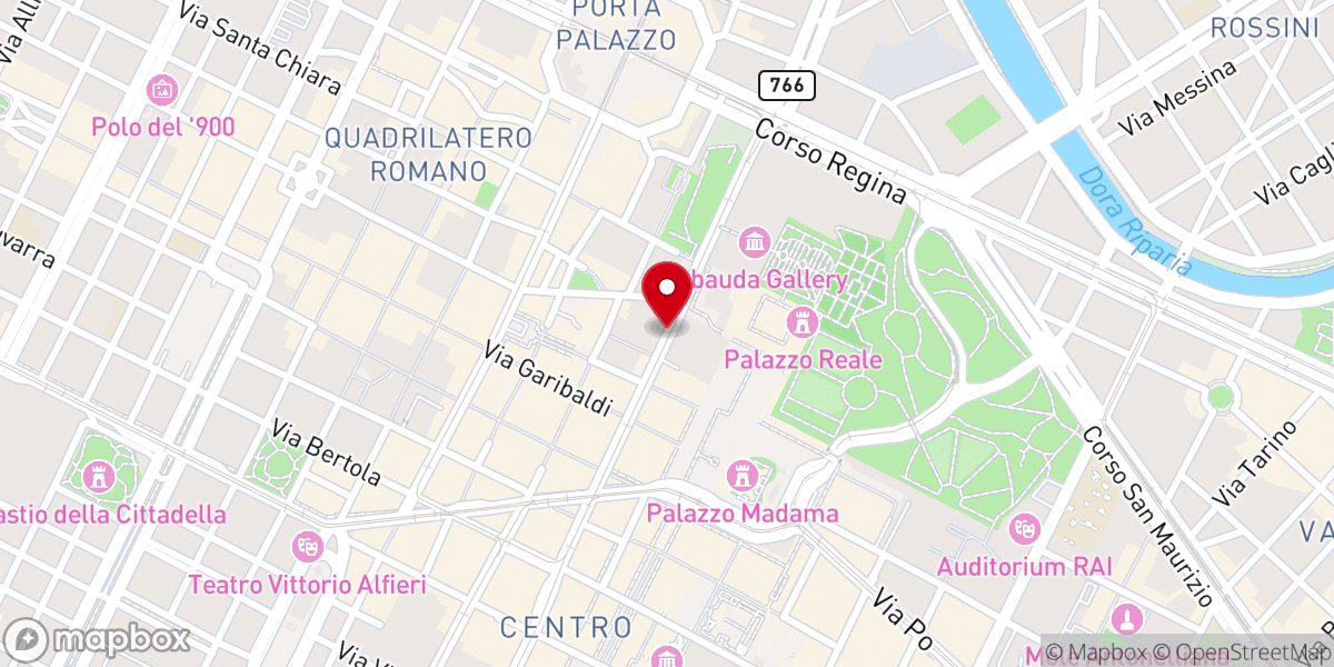 Map showing location of Cappella dell'Immacolata Concezione (Facoltà di Teologia)