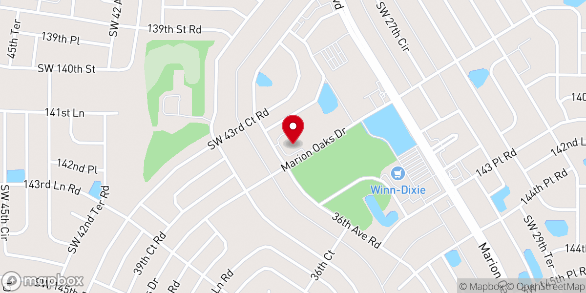 Map showing location of Iglesia Nueva Vida
