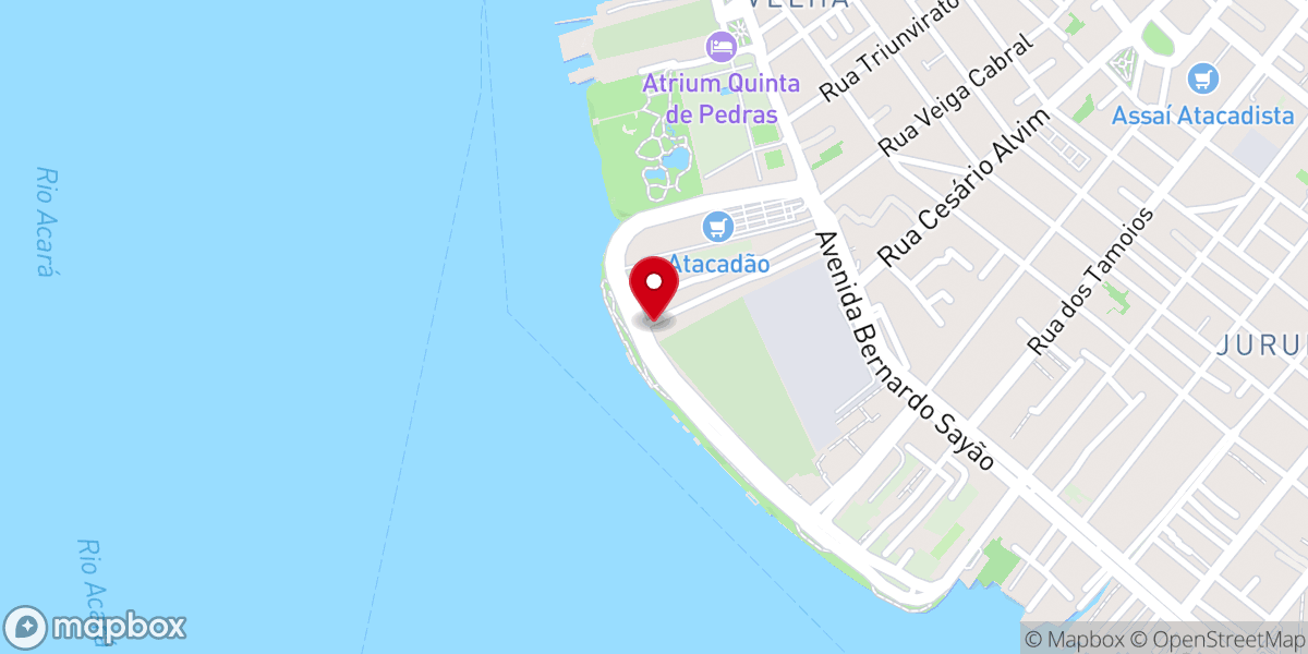 Map showing location of Assembleia de Deus Portal da Amazônia