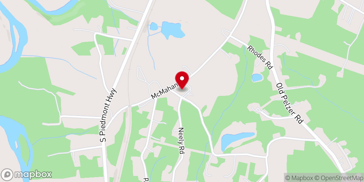Map showing location of Agape Baptist Church