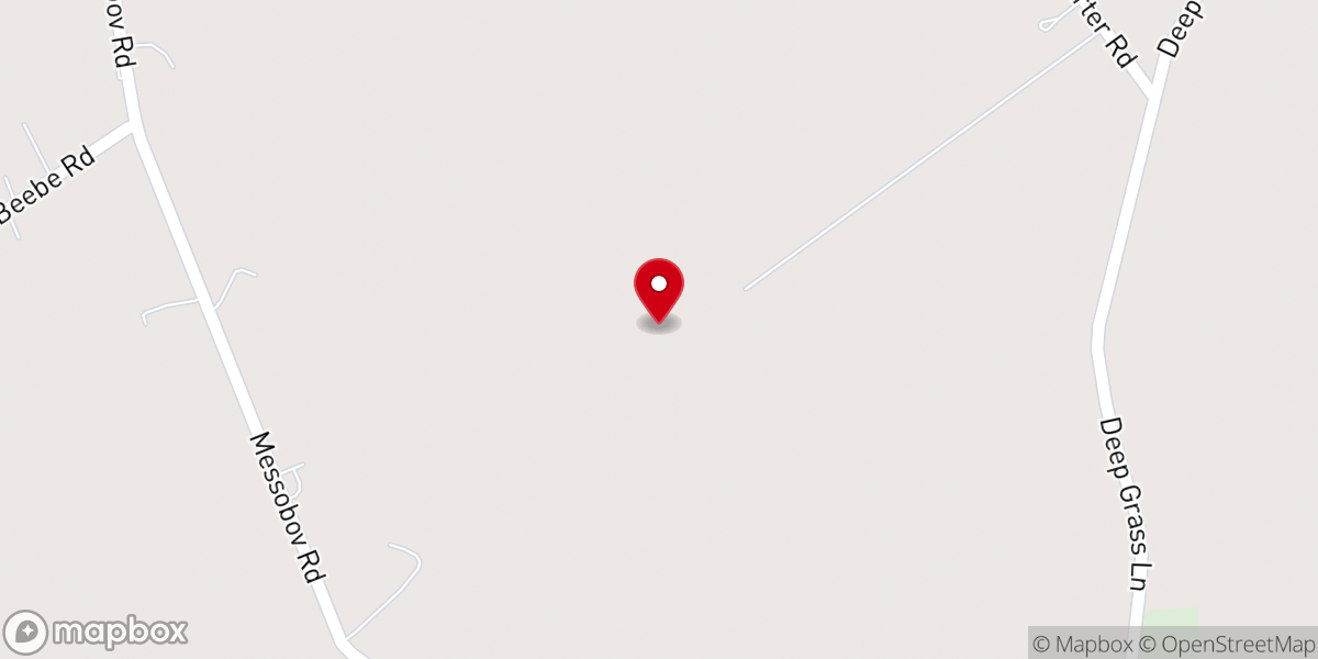 Map showing location of Sam Yoders Farm