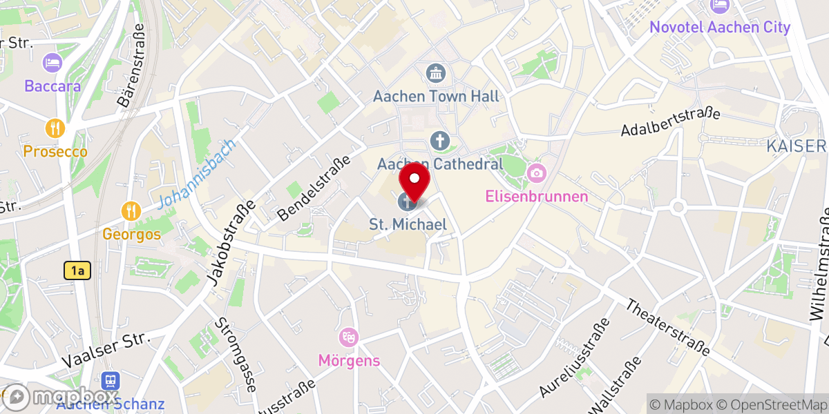 Map showing location of Hl. Dimitrios - Griechische Gemeinde