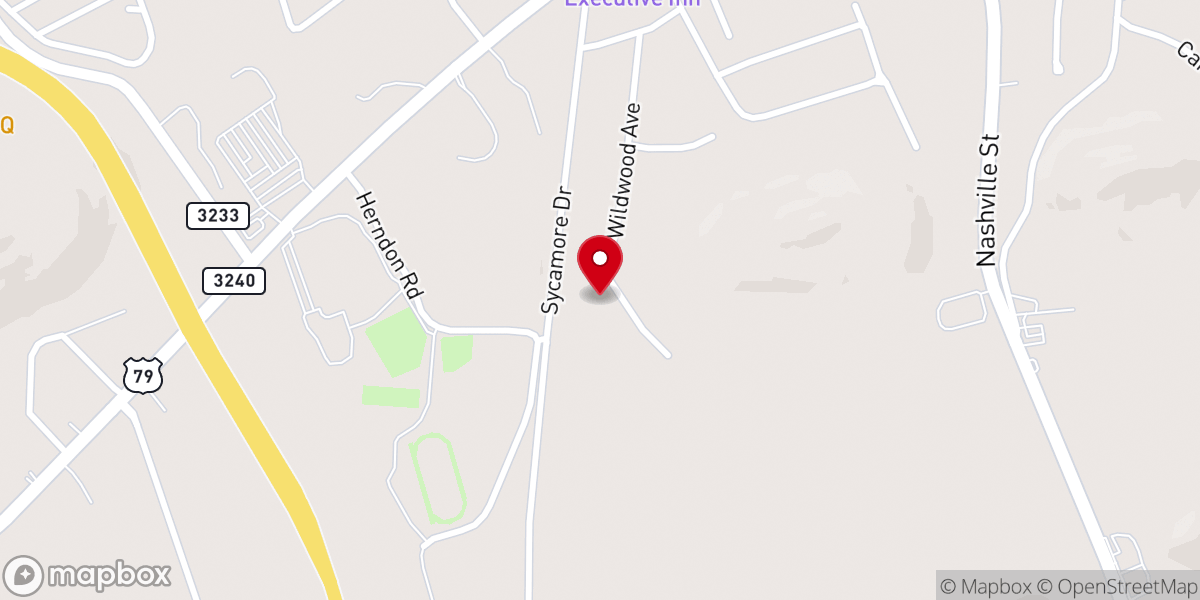 Map showing location of Baptist Building Bethel & Loga