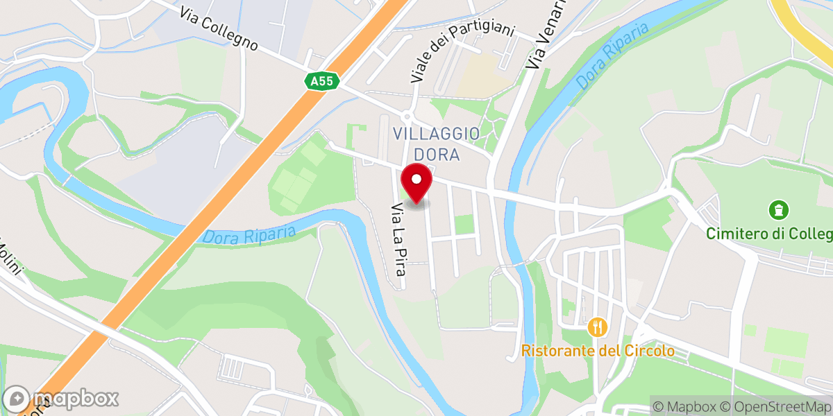 Map showing location of Chiesa Evangelica Emmaus