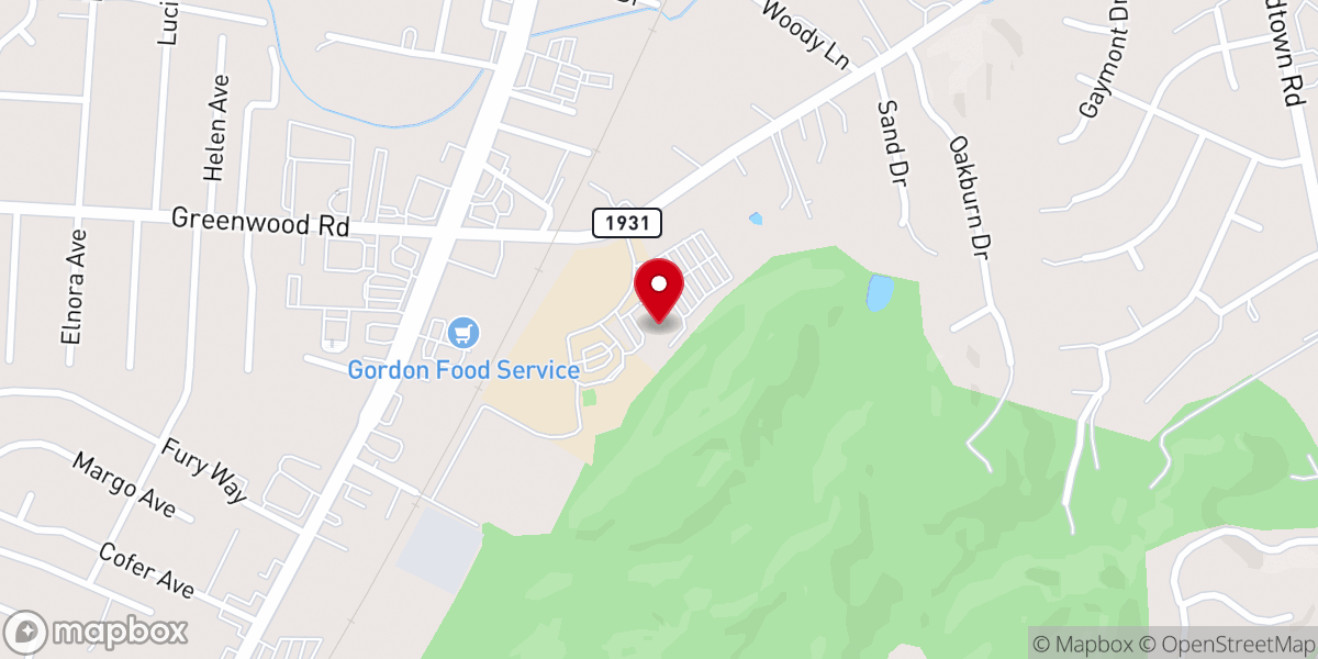 Map showing location of Southeast Christian Church- Southwest Campus