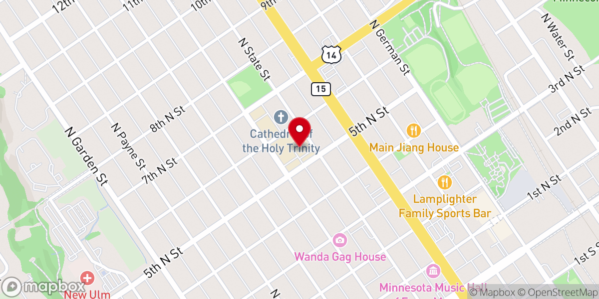 Map showing location of Handmaids of the Heart of Jesus