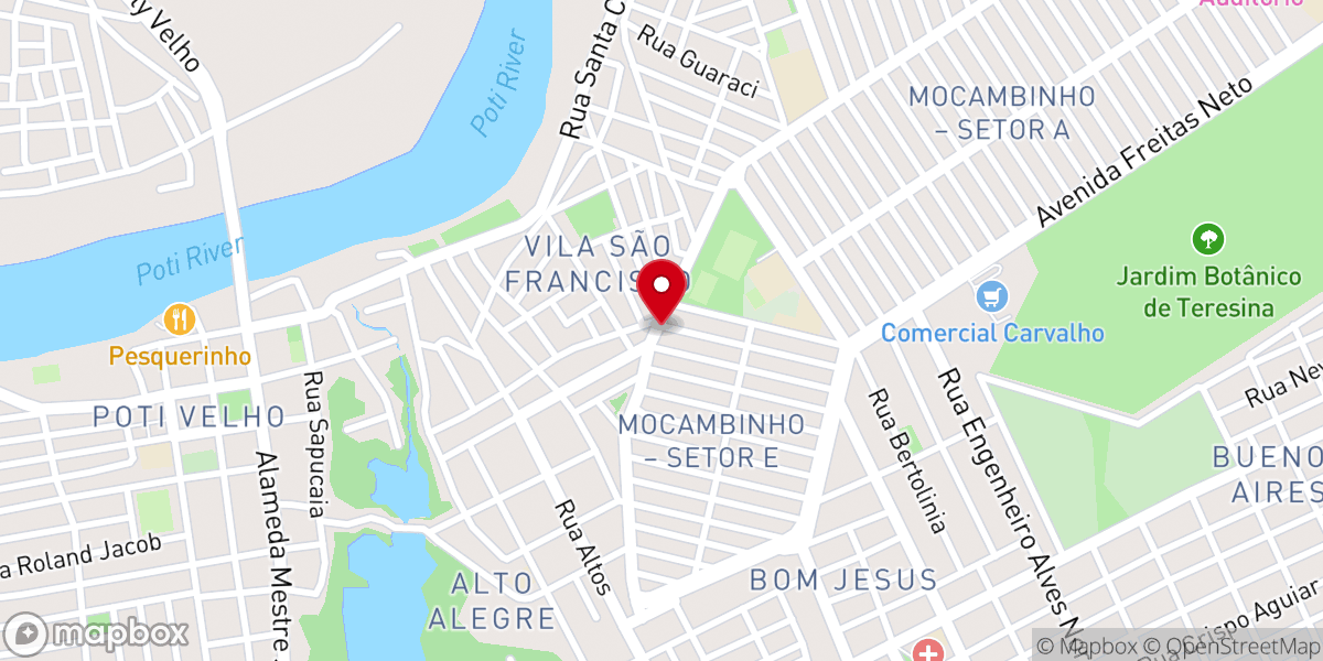 Map showing location of Alto Alegre do Pindare