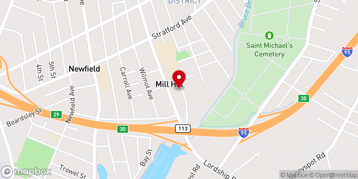 Map showing location of St Paul Missionary Baptist Church. - Pastor, Johnny L. Johnson