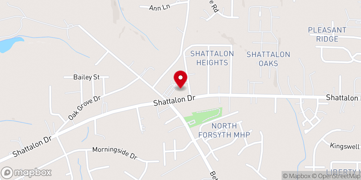 Map showing location of New Hope Church - A Global Methodist Community