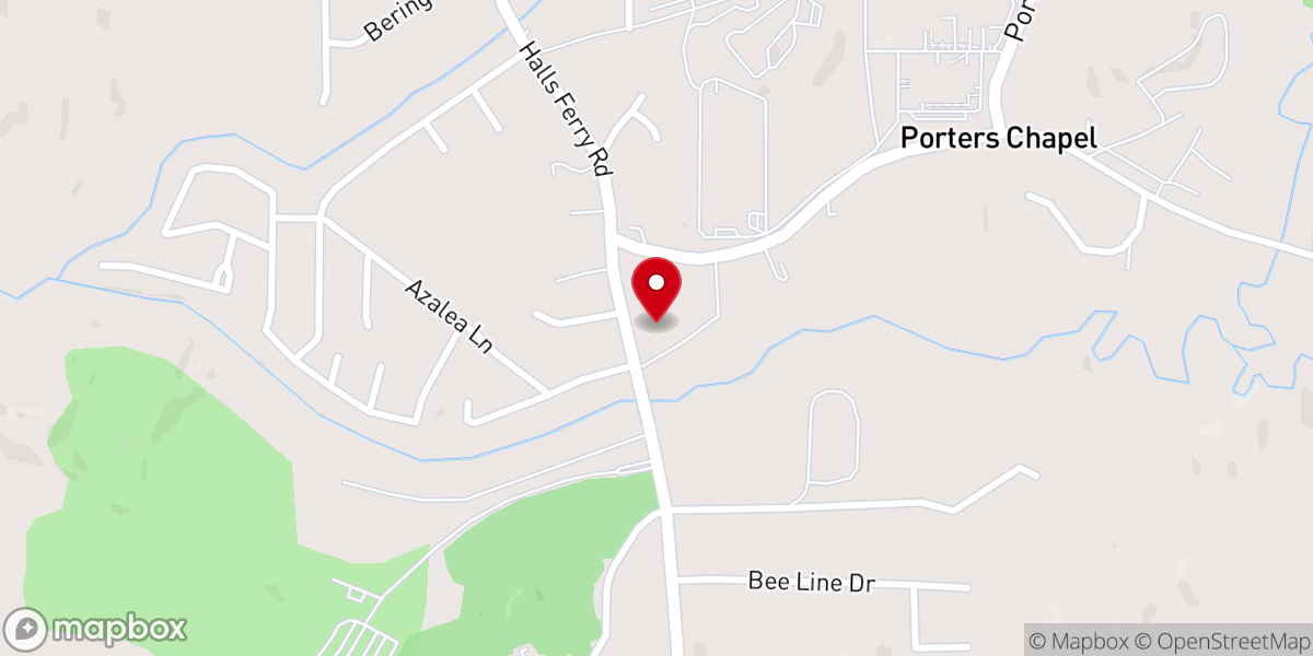 Map showing location of New Beginning Church in Christ