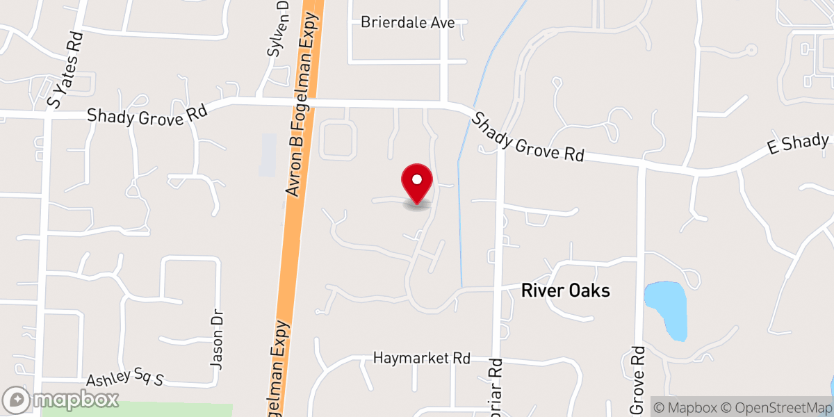 Map showing location of Crossway Community Church