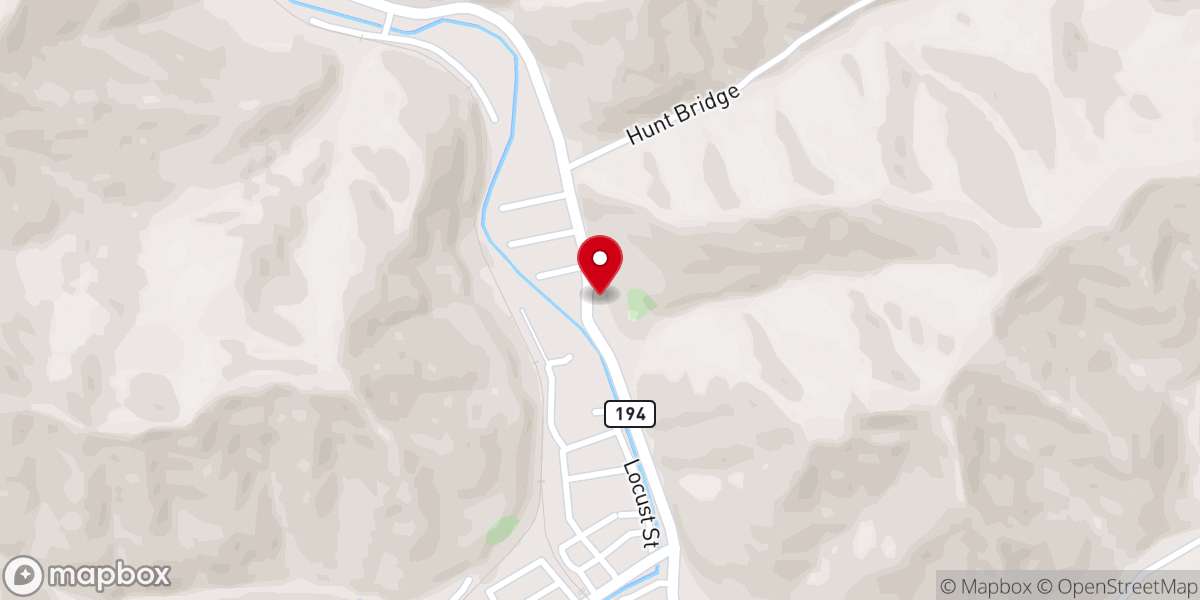 Map showing location of Church of God In Jesus Name
