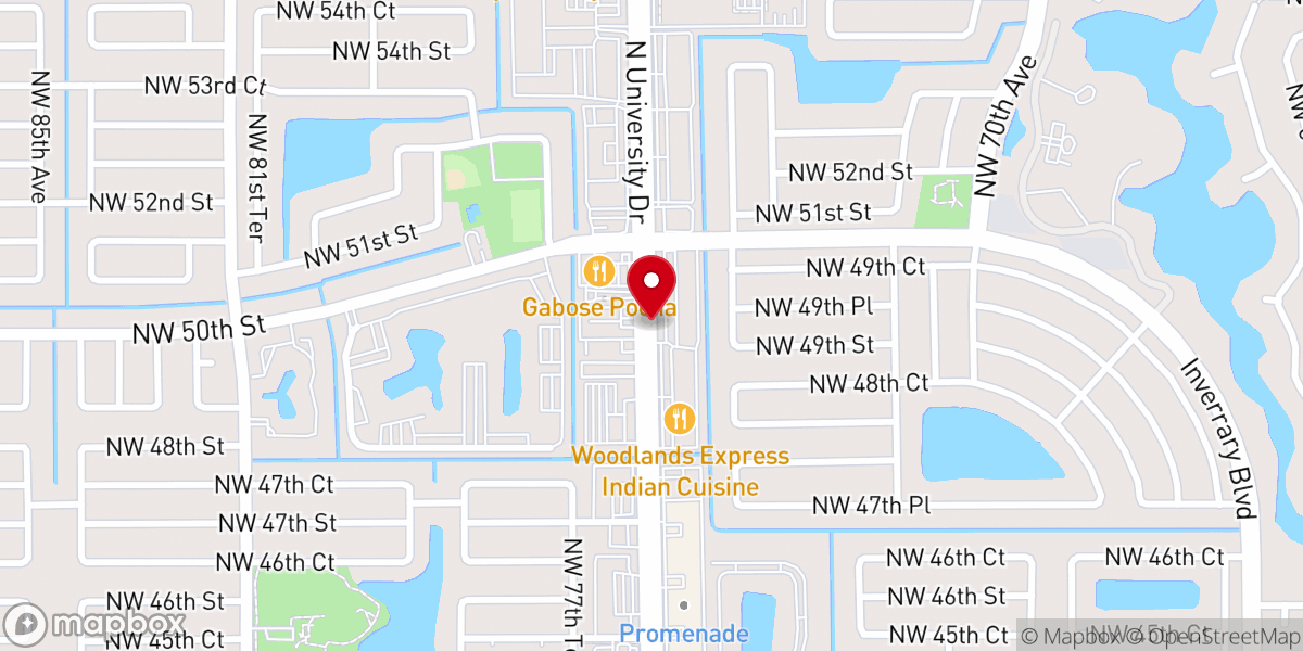 Map showing location of Healing Place Global Church