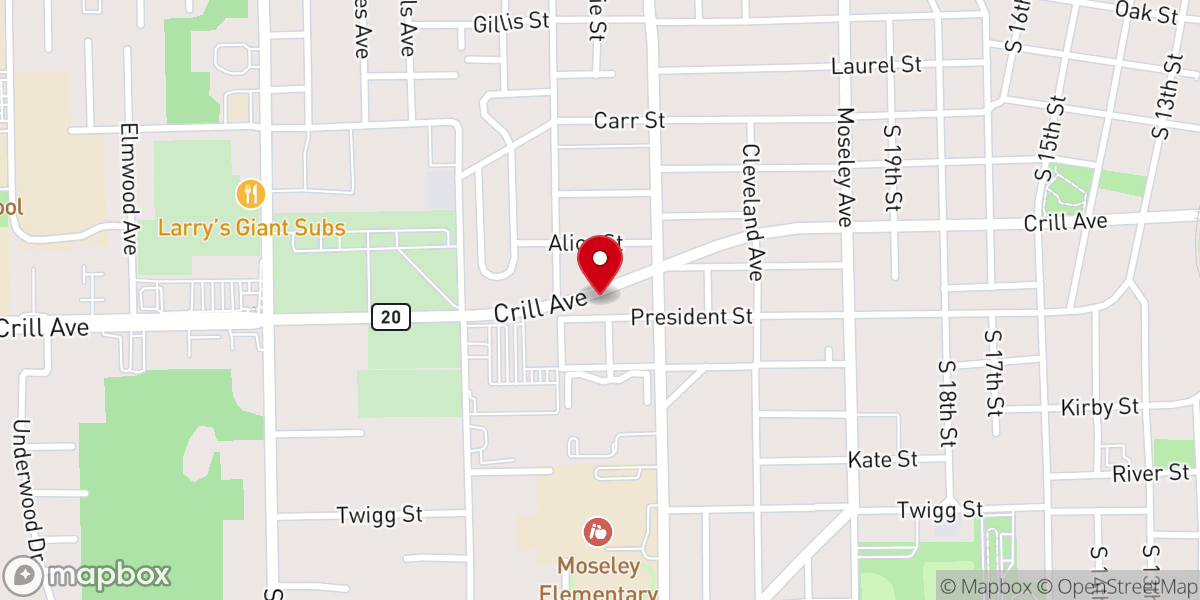 Map showing location of The Church Of God