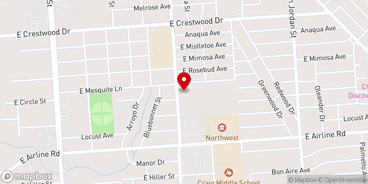 Map showing location of The Cathedral of Our Lady of Victory
