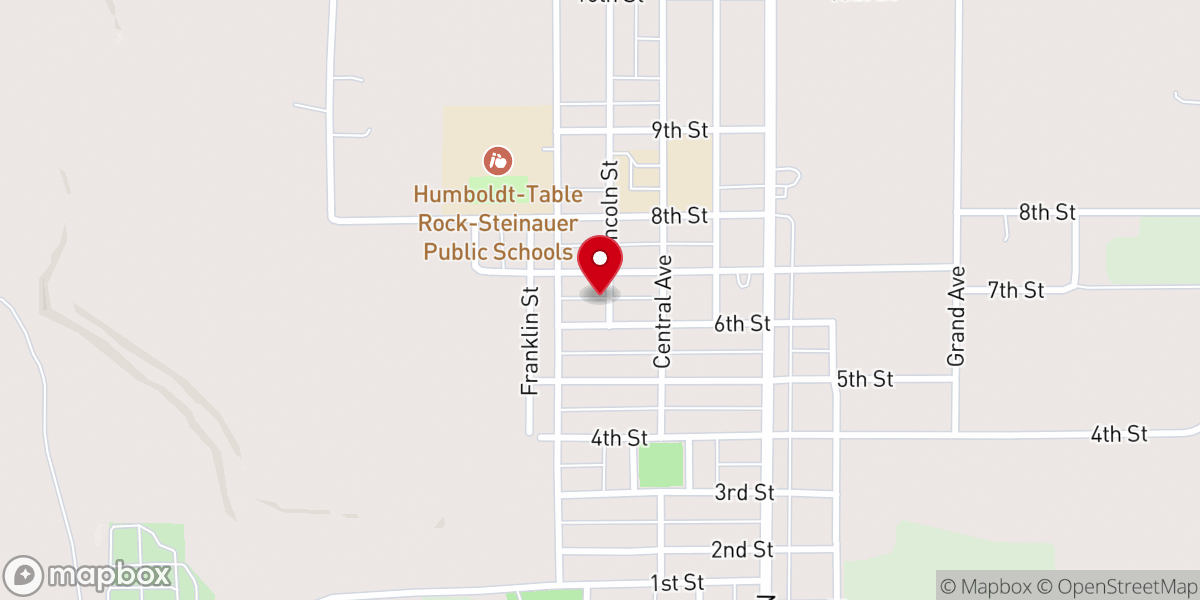 Map showing location of NorthRidge Church - Humboldt