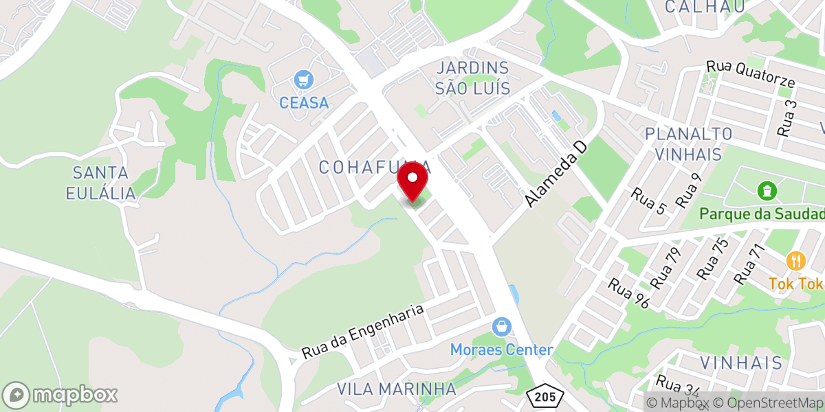 Map showing location of Igreja Nossa Senhora Aparecida da Foz do Rio Anil - Matriz