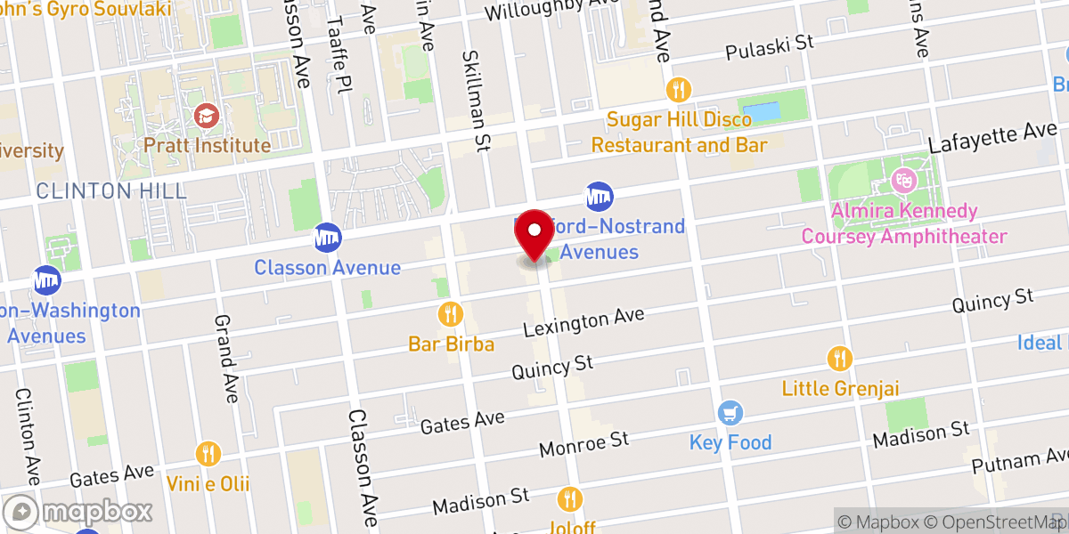 Map showing location of Metropolitan Stars Church