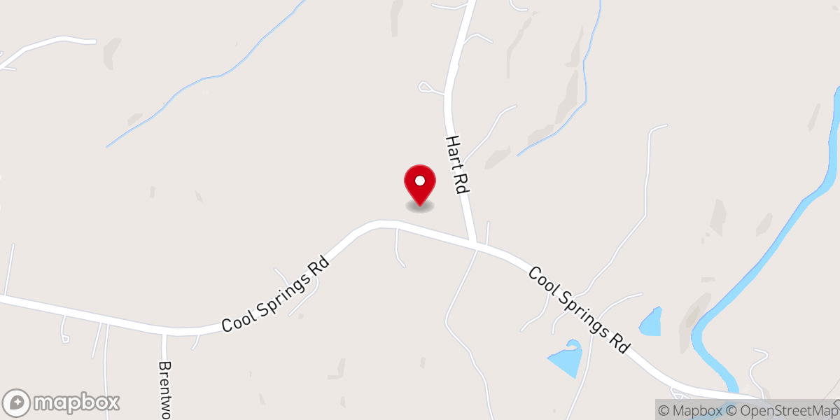 Map showing location of South River United Methodist Church