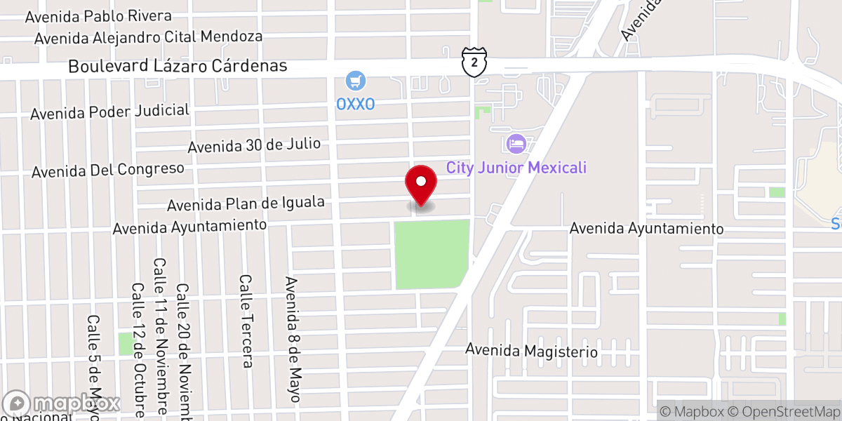 Map showing location of Iglesia De Dios En Mexico E.C.A.R. Cambio De Vida
