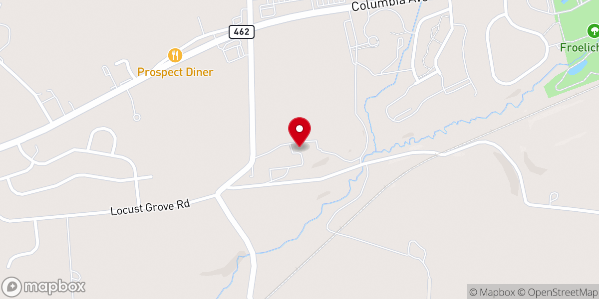 Map showing location of Columbia Christian Fellowship