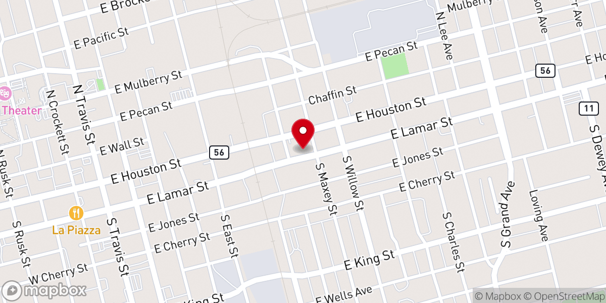 Map showing location of Friendly Church of God in Christ