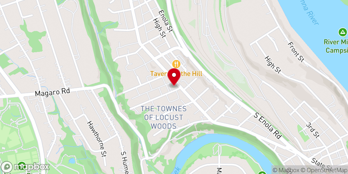 Map showing location of Vietnamese Alliance Church of Harrisburg