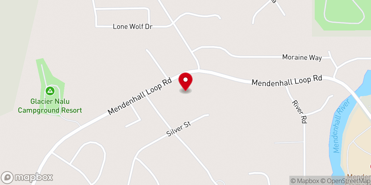 Map showing location of Valley Church