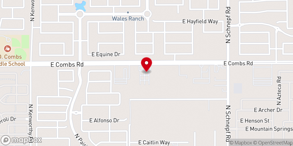 Map showing location of Crossroads Lutheran Church