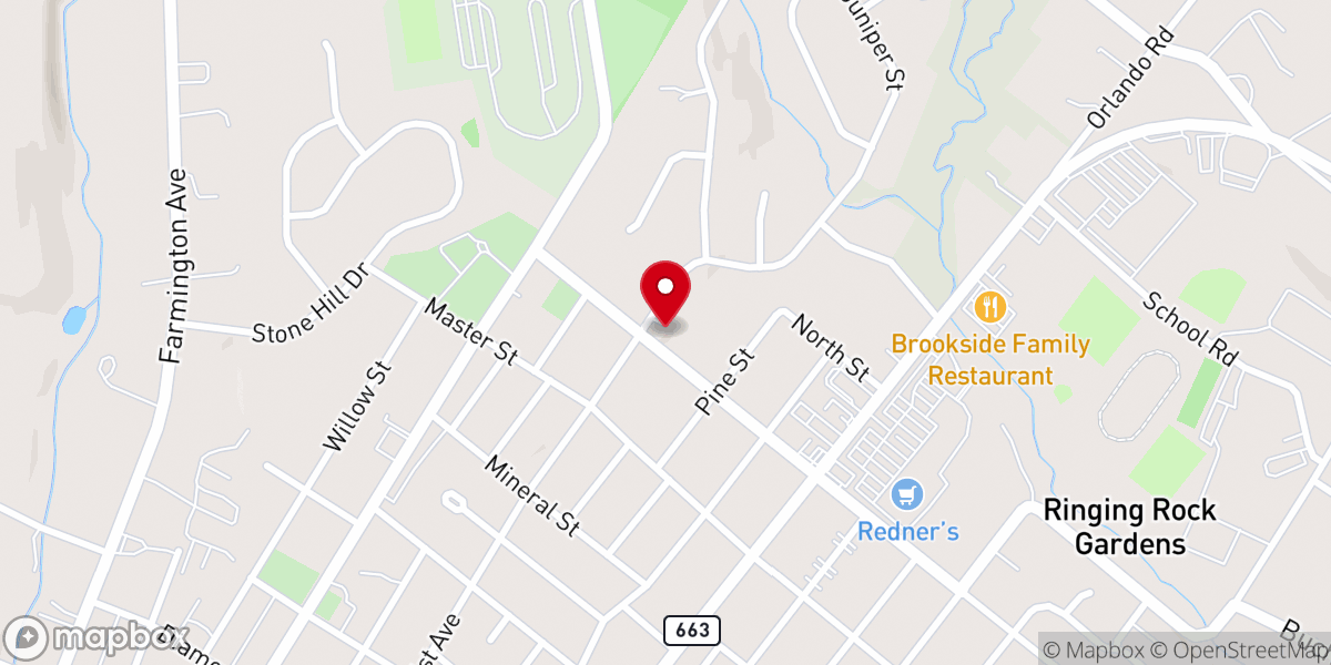 Map showing location of Holy Trinity Orthodox Church