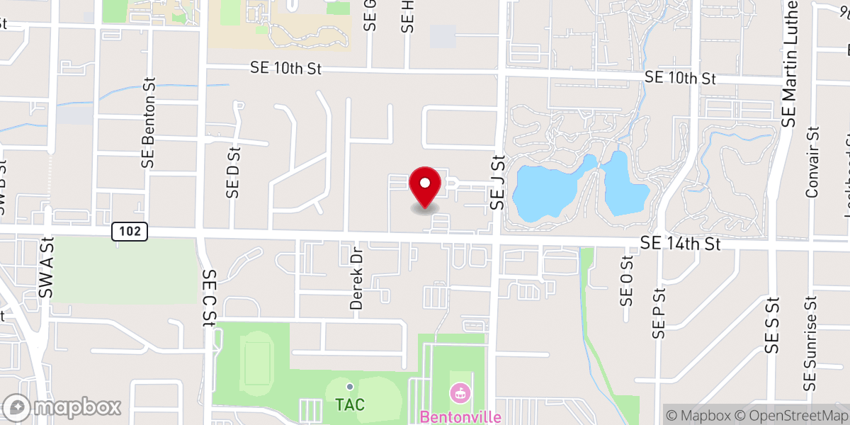 Map showing location of River of Life Ministries