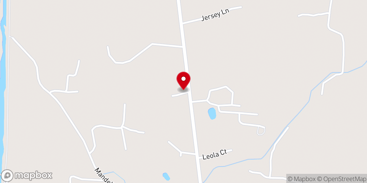 Map showing location of Sumter Chapel