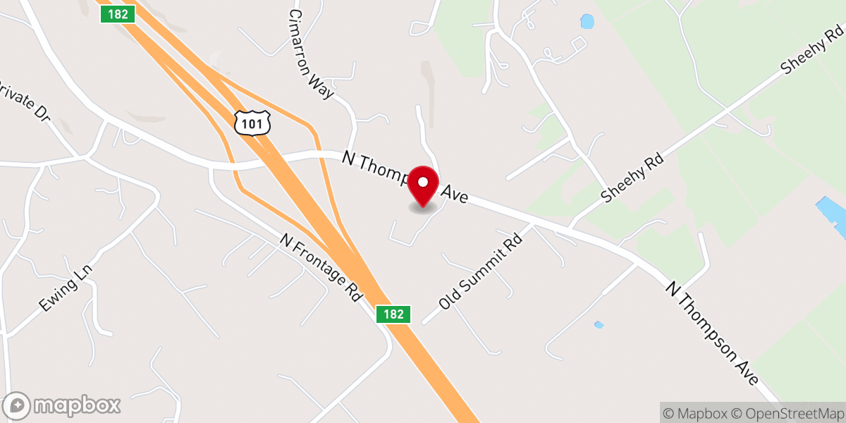 Map showing location of Nipomo Community Presbyterian
