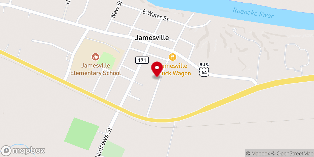 Map showing location of Mt Carmel Church of Christ