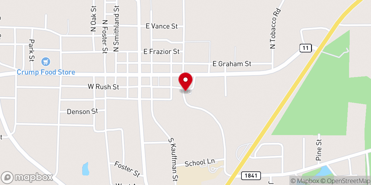 Map showing location of Linden Methodist Church