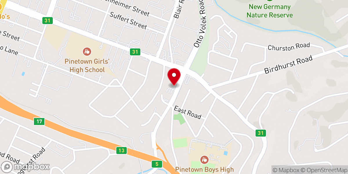 Map showing location of THE ROCK