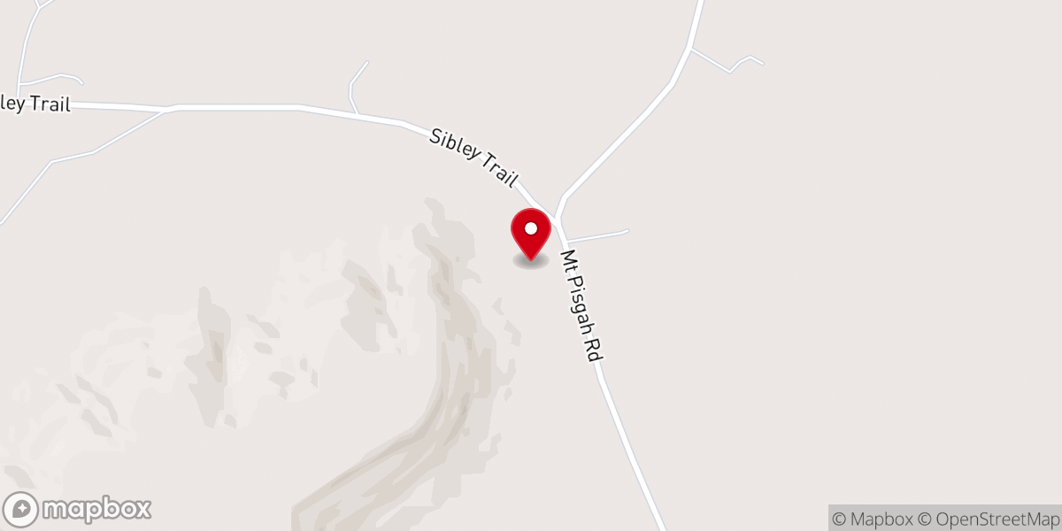 Map showing location of Mt. Pisgah United Methodist Church