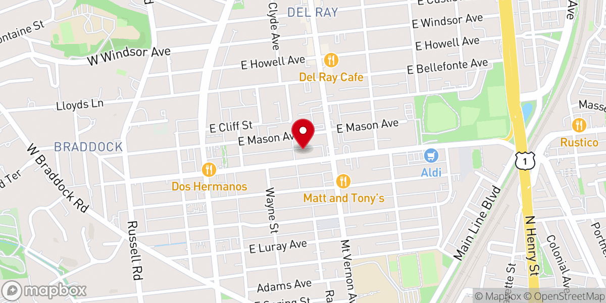Map showing location of St.Paul Christian Center