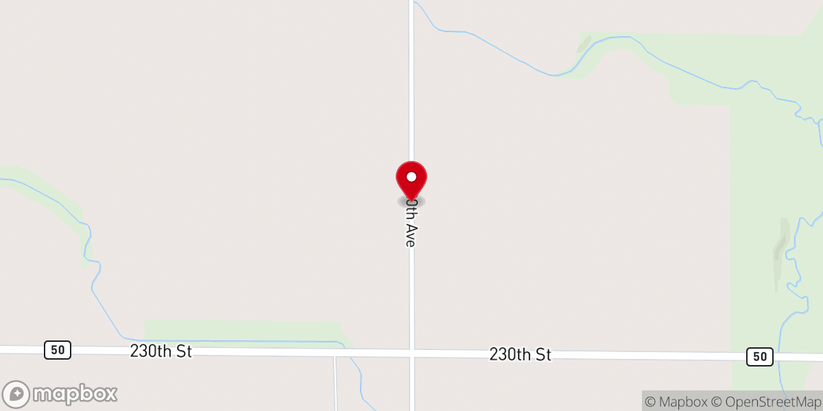 Map showing location of Immanuel Lutheran Church-Galena