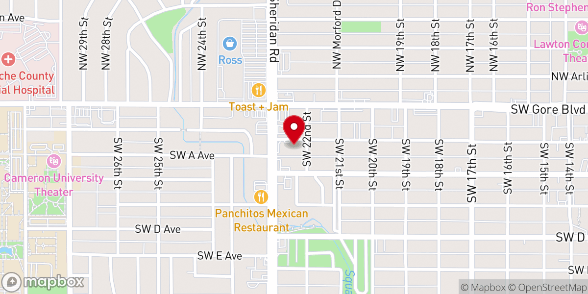 Map showing location of Word Alive Church