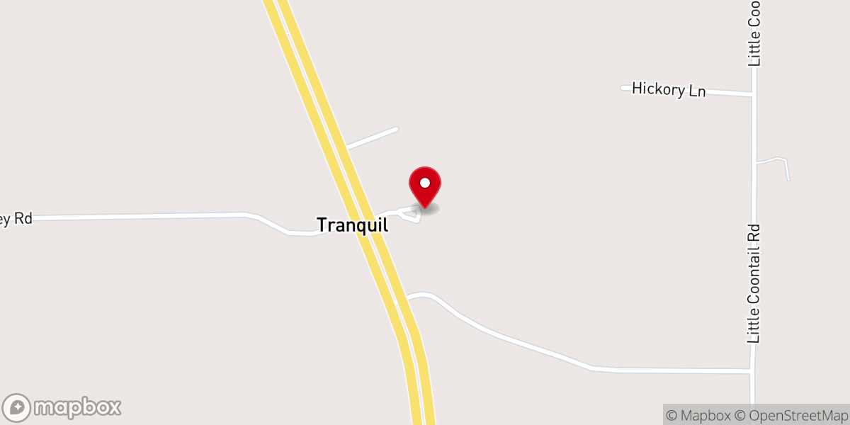 Map showing location of Tranquil umc