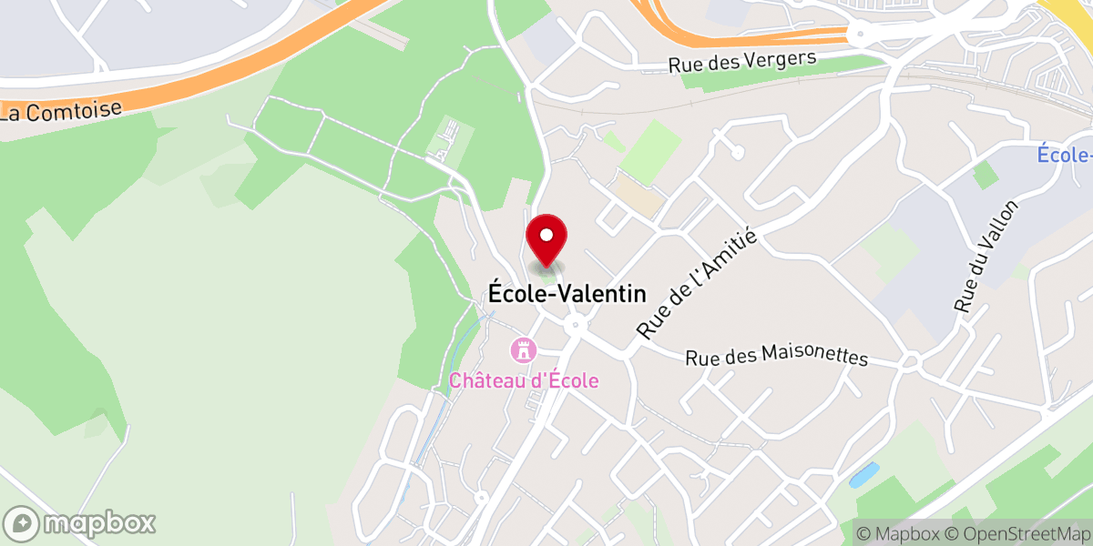 Map showing location of Église Saint-Georges