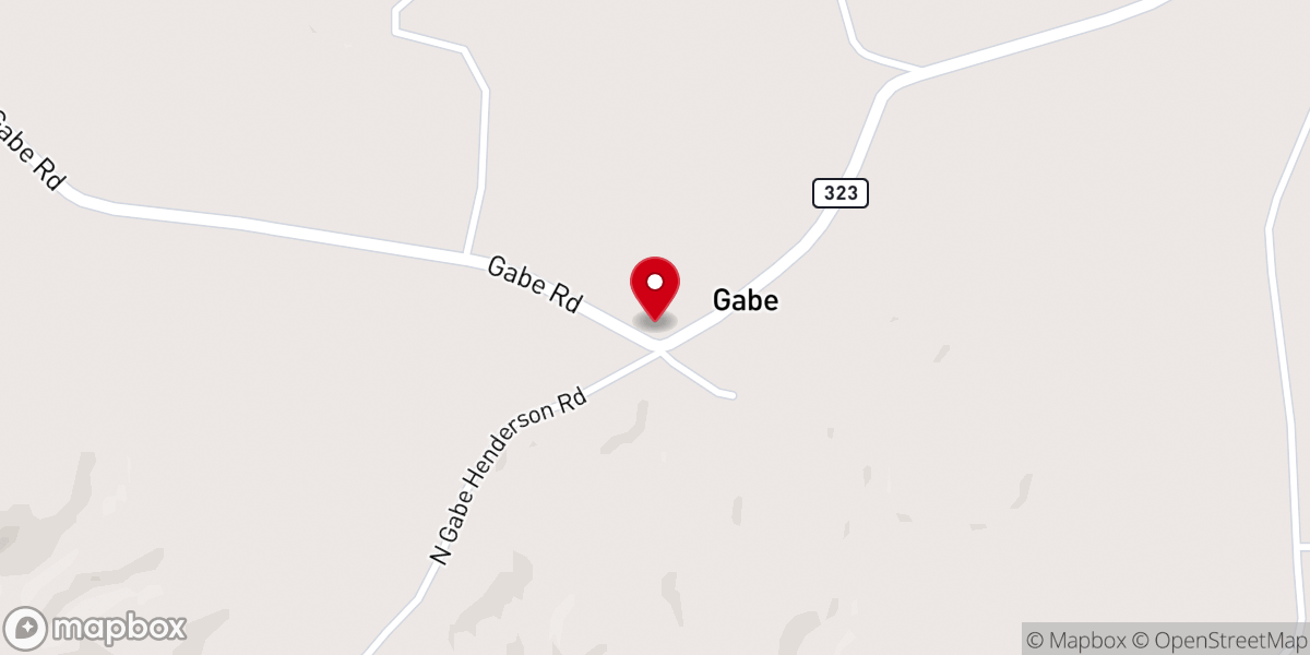 Map showing location of Oak Forest Cumberland Presbyterian Church