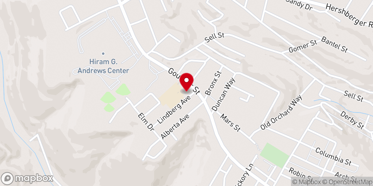 Map showing location of Saint Clement Catholic Church