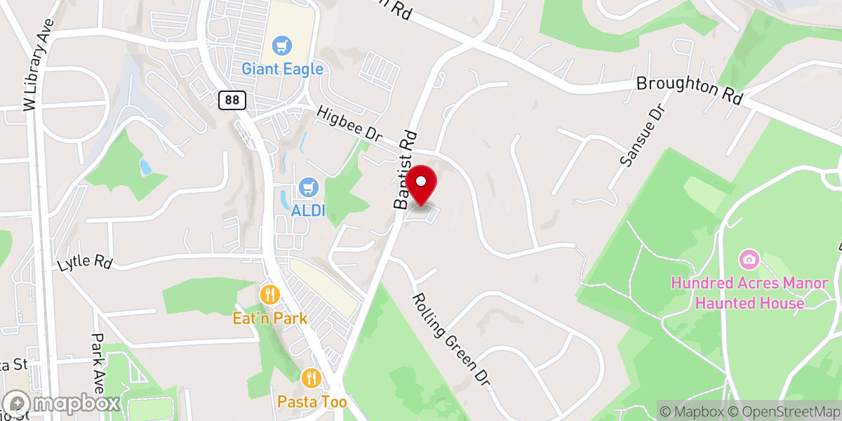 Map showing location of Redeeming Grace Church