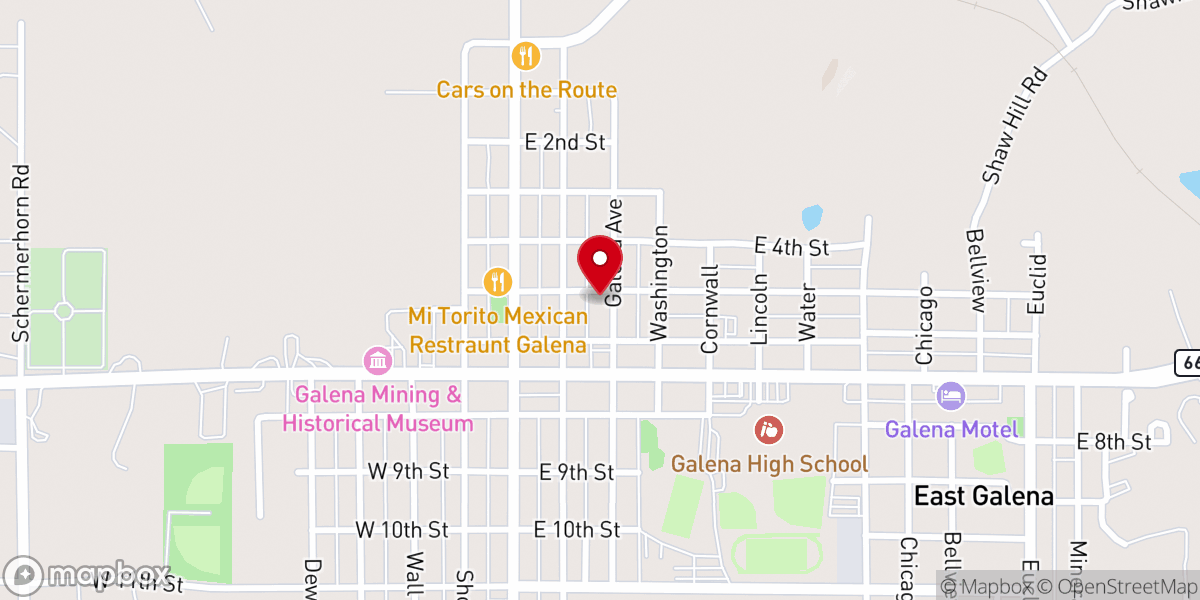 Map showing location of Galena Assembly