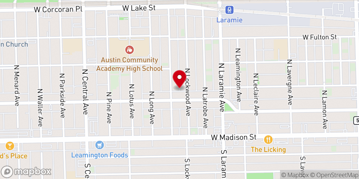 Map showing location of Father & Son Church of God in Christ