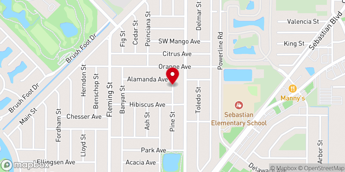 Map showing location of Church At The Cross Church of the Nazarene