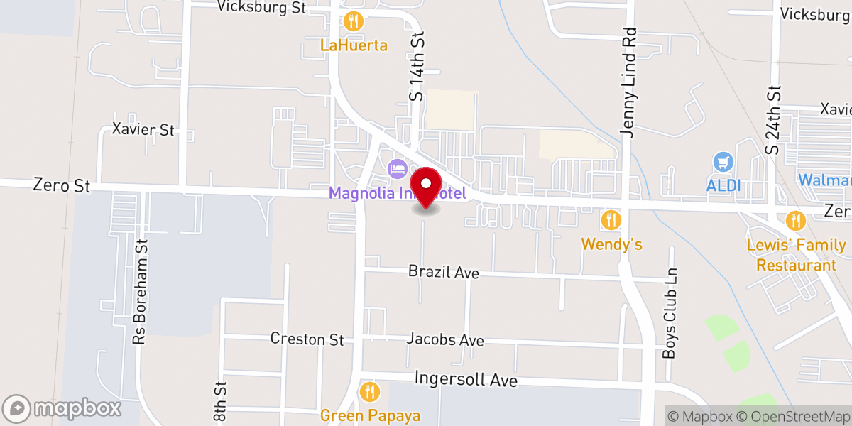 Map showing location of The Stand Christian Church
