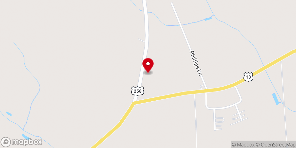 Map showing location of Advent Church